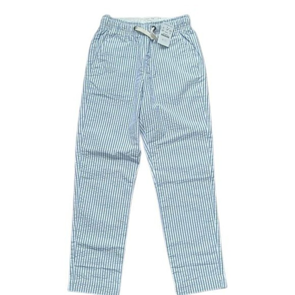 Crewcuts Seersucker Pull-On Pants | Size 8 | NWT